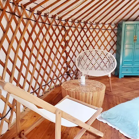 Yourte De Charme Pres De La Nature, 27m², 2 Adultes + Enfants, Cuisine Et Espaces Communs Partages - Fr-1-600-219 بيت للعطل Montenay