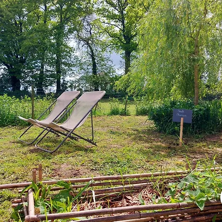 Yourte De Charme Pres De La Nature, 27m², 2 Adultes + Enfants, Cuisine Et Espaces Communs Partages - Fr-1-600-219 بيت للعطل Montenay